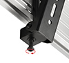 Safety screws help prevent unauthorised removal of screens