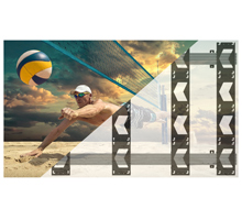 BT93UNIUPS-W-4X4 Wall Mount for Unilumin UpanelS 4x4 DVLED videowalls